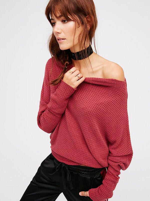 Tess cropped stretch-cloque top