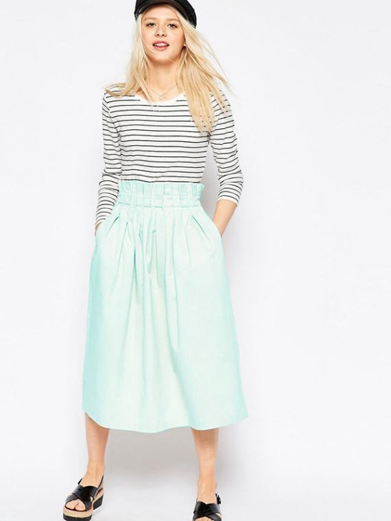 Tess cropped stretch-cloque top